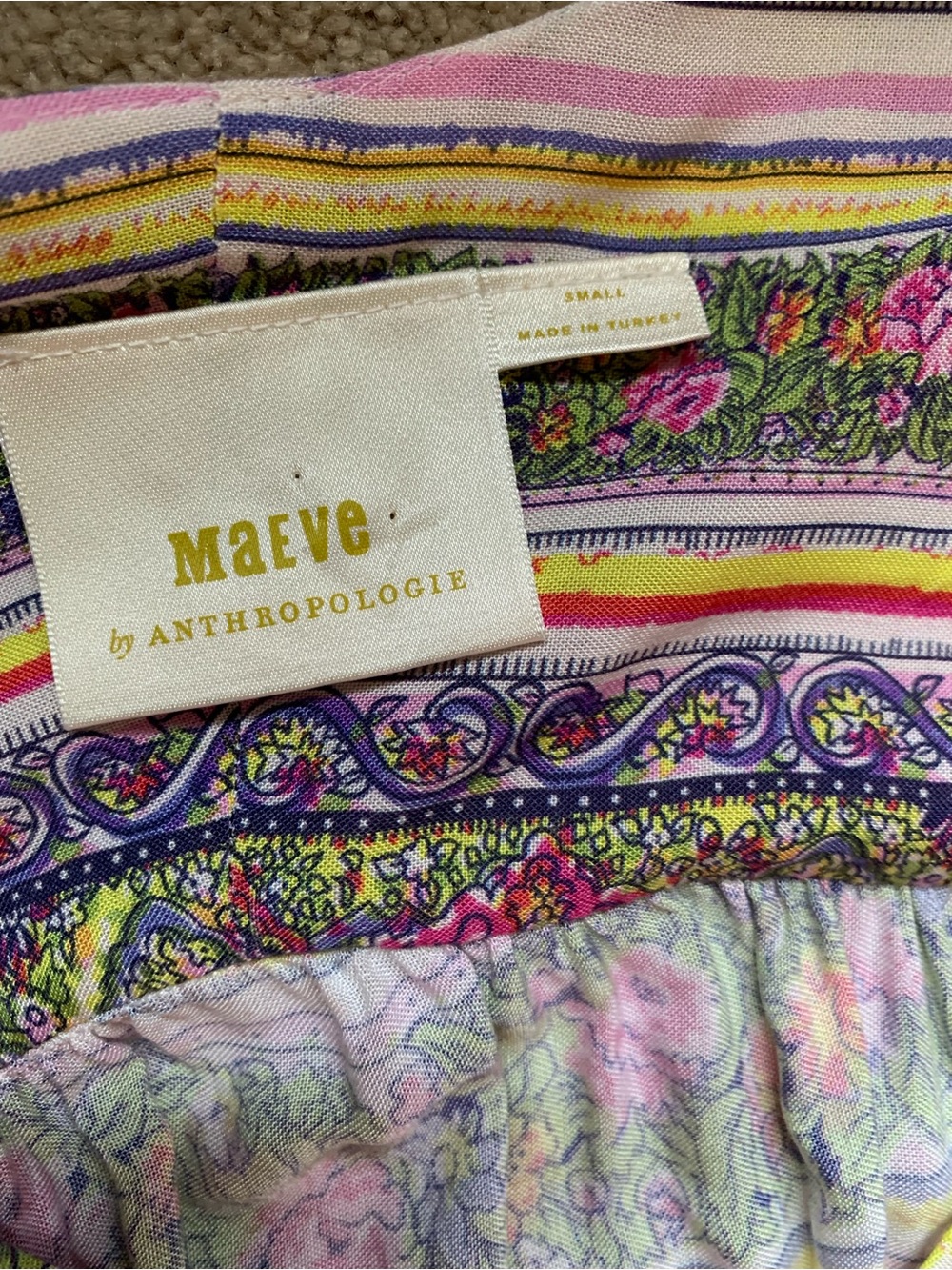 Anthropologie Maeve Ceresco Peasant Top - Picture 5 of 6